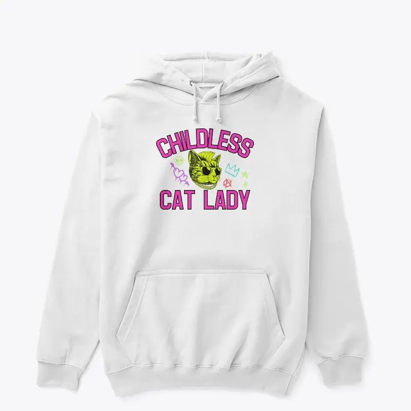 Childless Cat Lady - Punk Neon