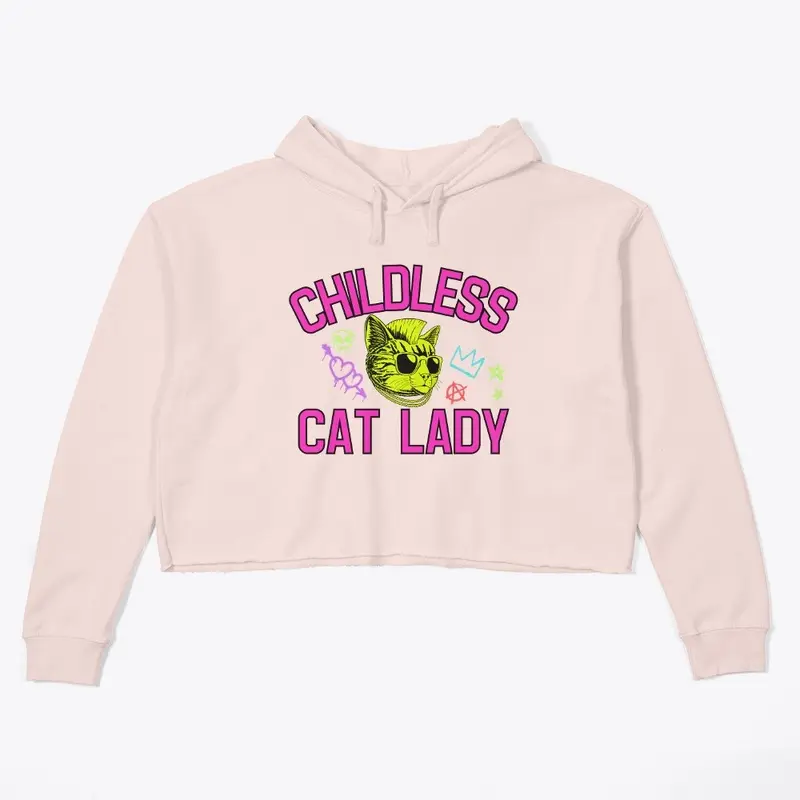 Childless Cat Lady - Punk Neon